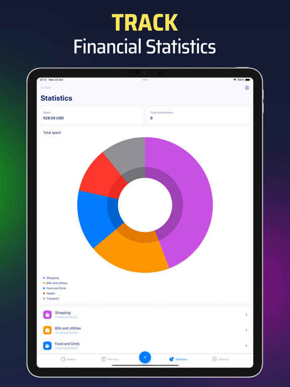 Screenshot #6 pour Suivi budget & dépenses IA