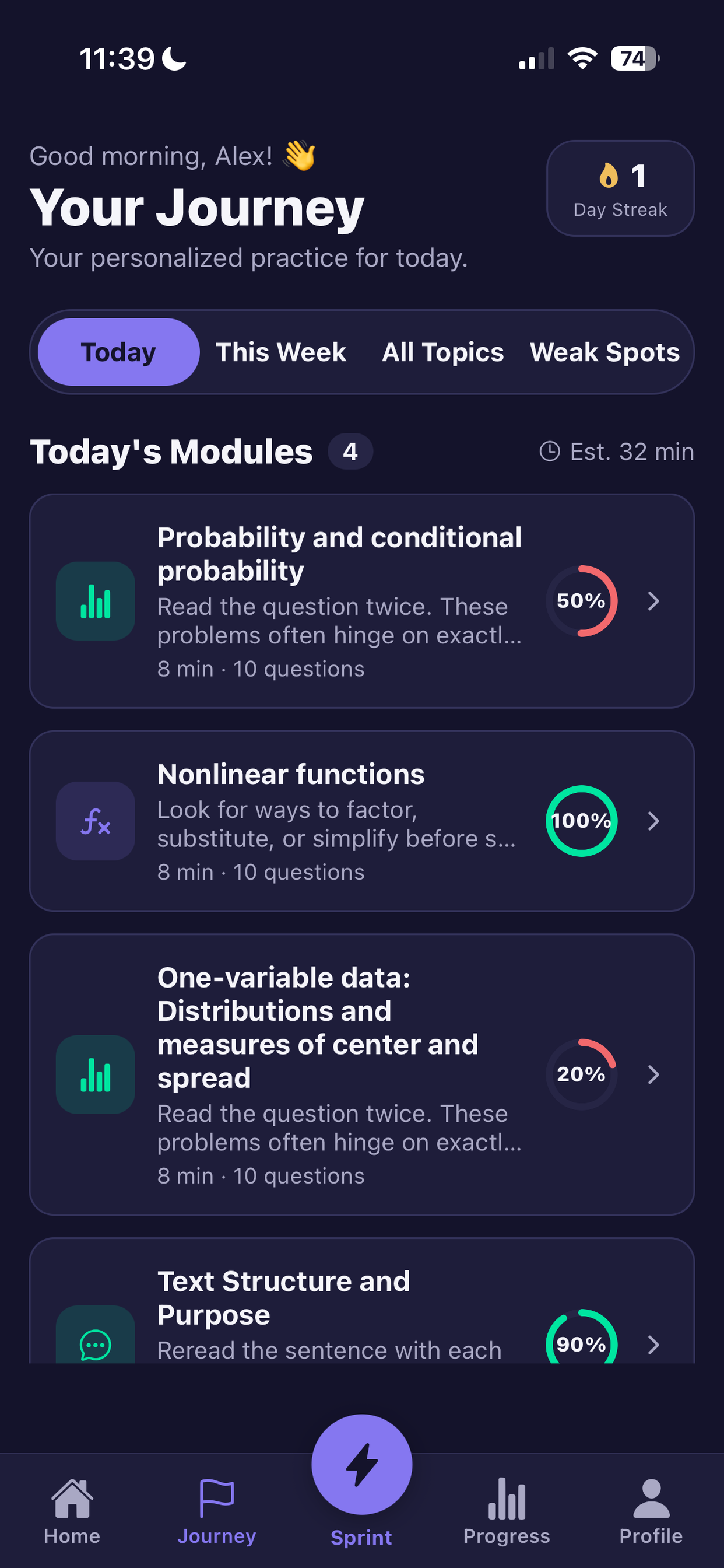IVI SAT Sprint screenshot 2
