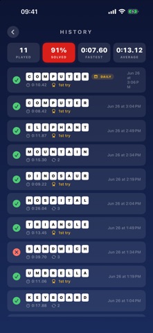 Knight Hop: Word Puzzle screenshot