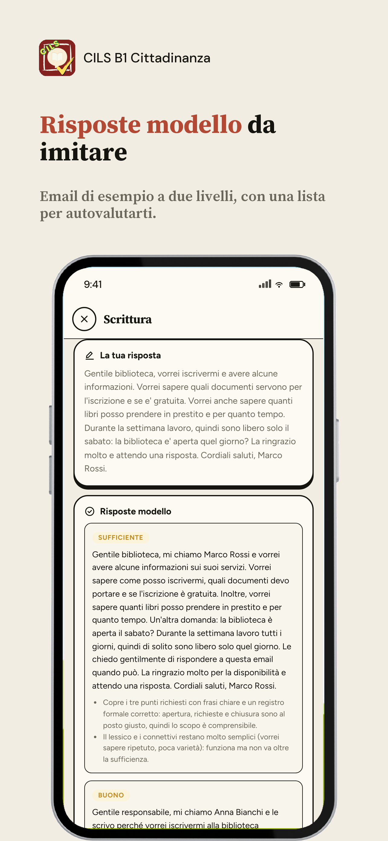 CILS B1 Cittadinanza: Italian screenshot 4
