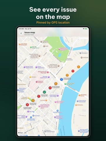 SnagShot: Site Inspect, Report iPad screenshot