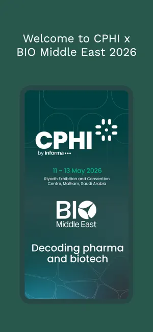 CPHI x BIO Middle East 2026 screenshot 1
