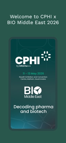 CPHI x BIO Middle East 2026 screenshot