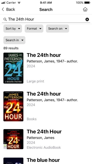 Palmerston North City Library Screenshot