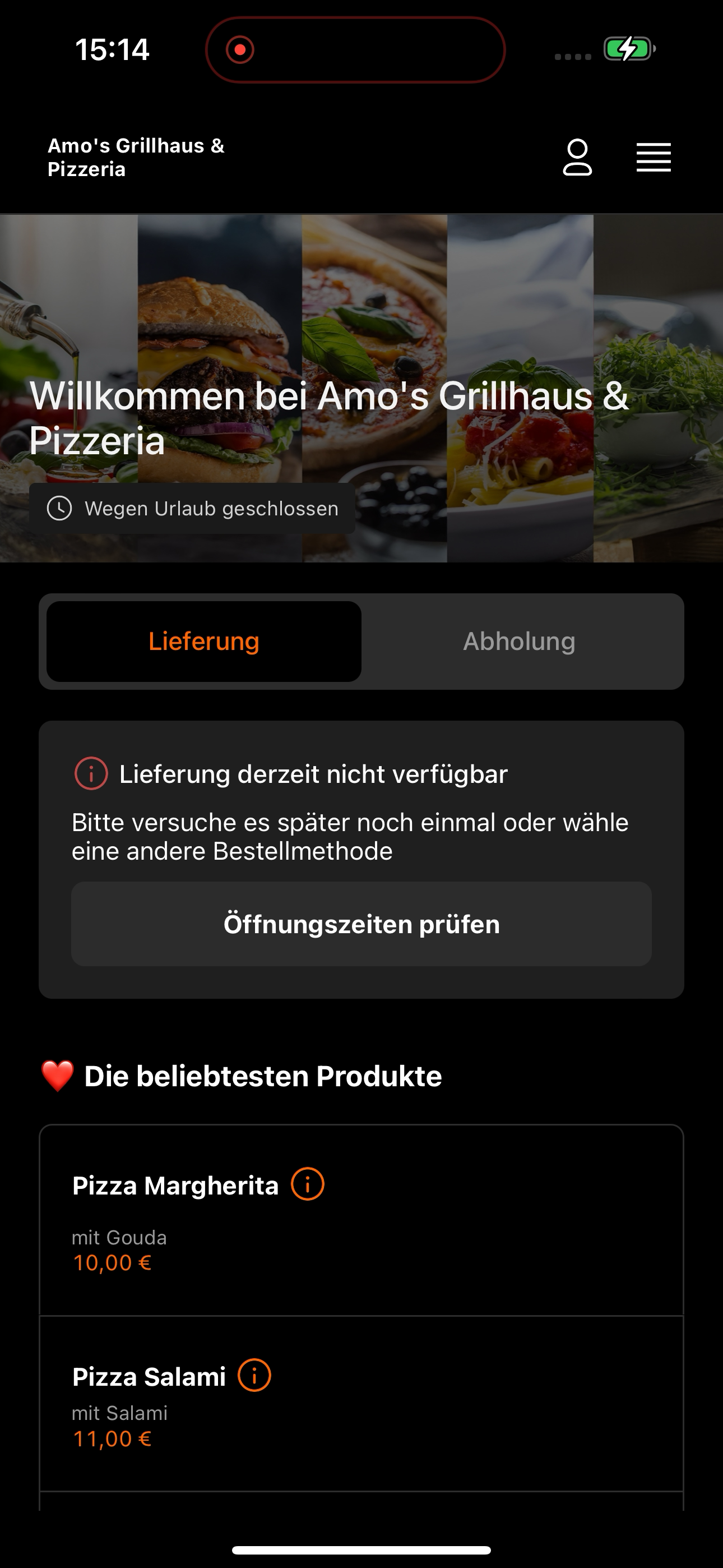 Amo's Grillhaus & Pizzeria screenshot 6