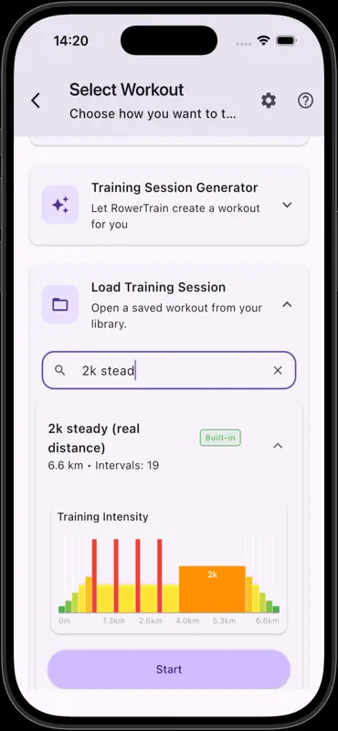 RowerTrain screenshot 5 of 8