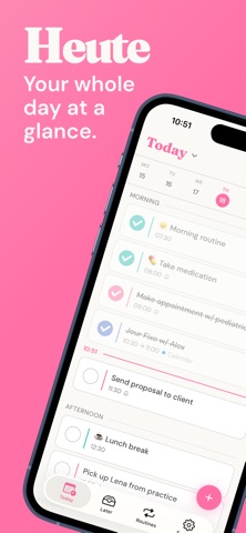 Heute – Calm Daily Planner Screenshot 1 of 6