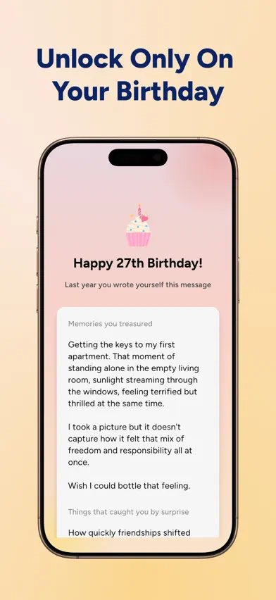 Birthday Vault: Reflect & Plan screenshot 3