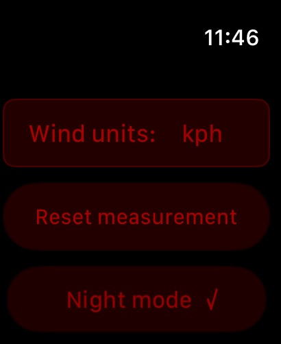 Measure your wind speed watch screenshot 2