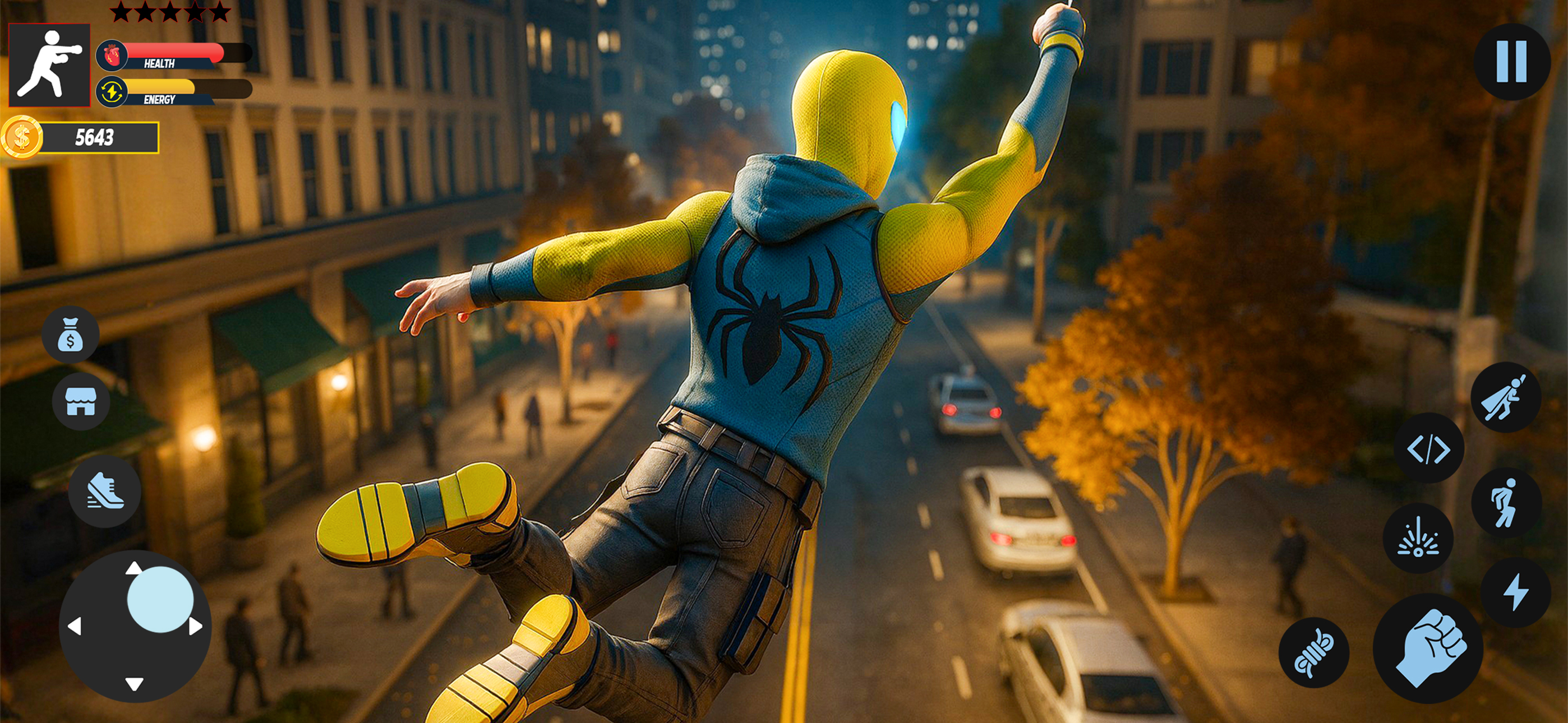 Super Captain Spider City Hero