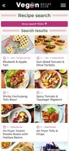 Vegan Recipe Club screenshot #2 for iPhone