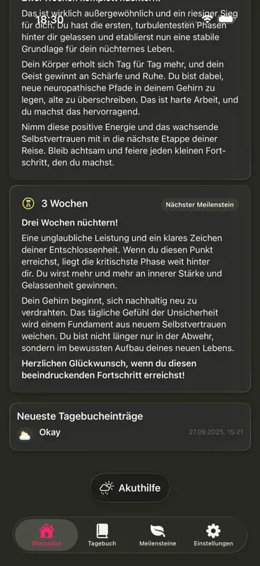 Simple Sober Tracker screenshot 2 of 10