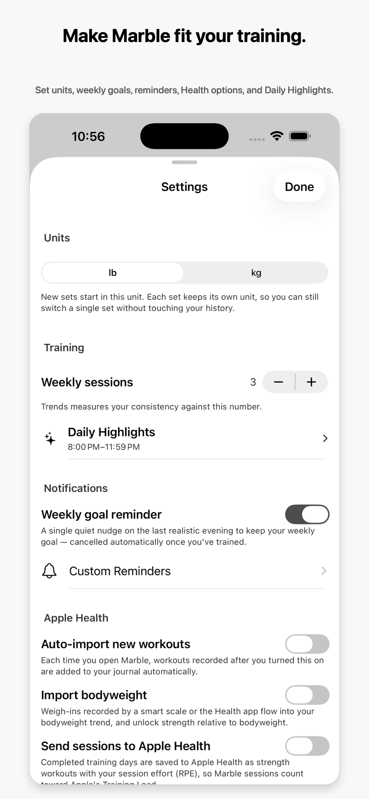 marble.fit screenshot 10