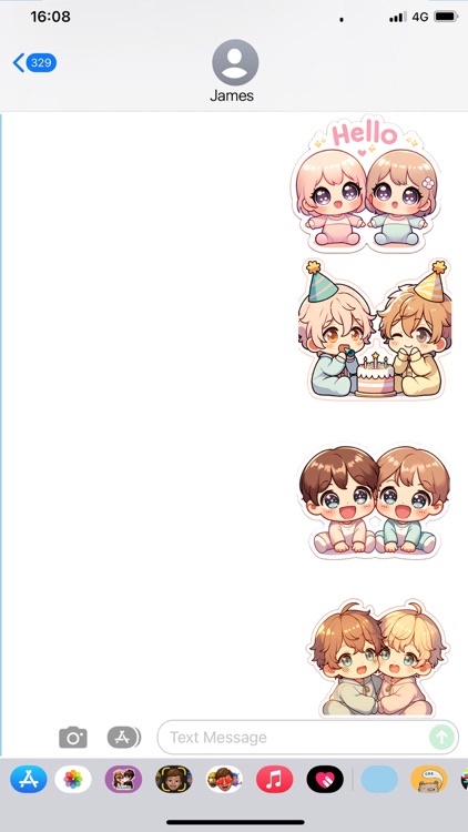 Brand and Alf, Cute Stickers