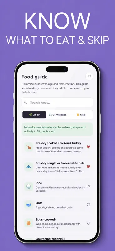NoHist: Low Histamine Diet screenshot 6 of 8