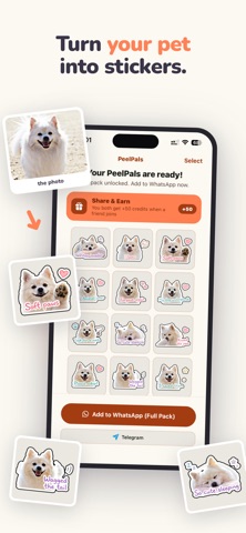 PeelPals: Sticker Maker iPhone screenshot