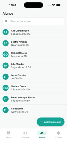 Aulora: Agenda do Professor Screenshot 2 of 4