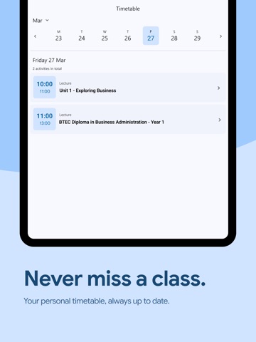 My South Thames Colleges Group iPad screenshot