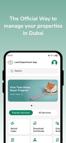Dubai REST app screenshot