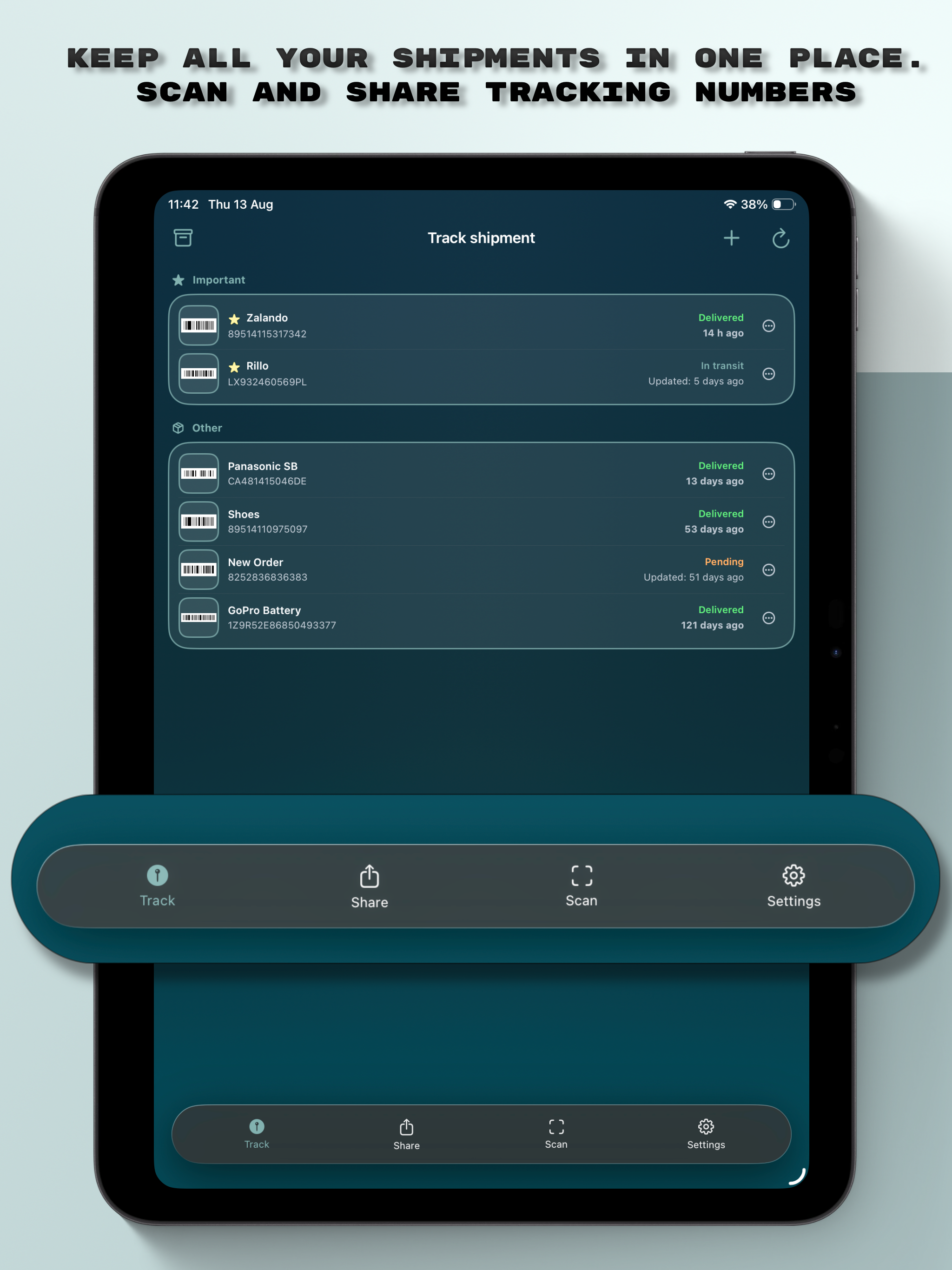 ShipWrk - Track & Trace screenshot 4