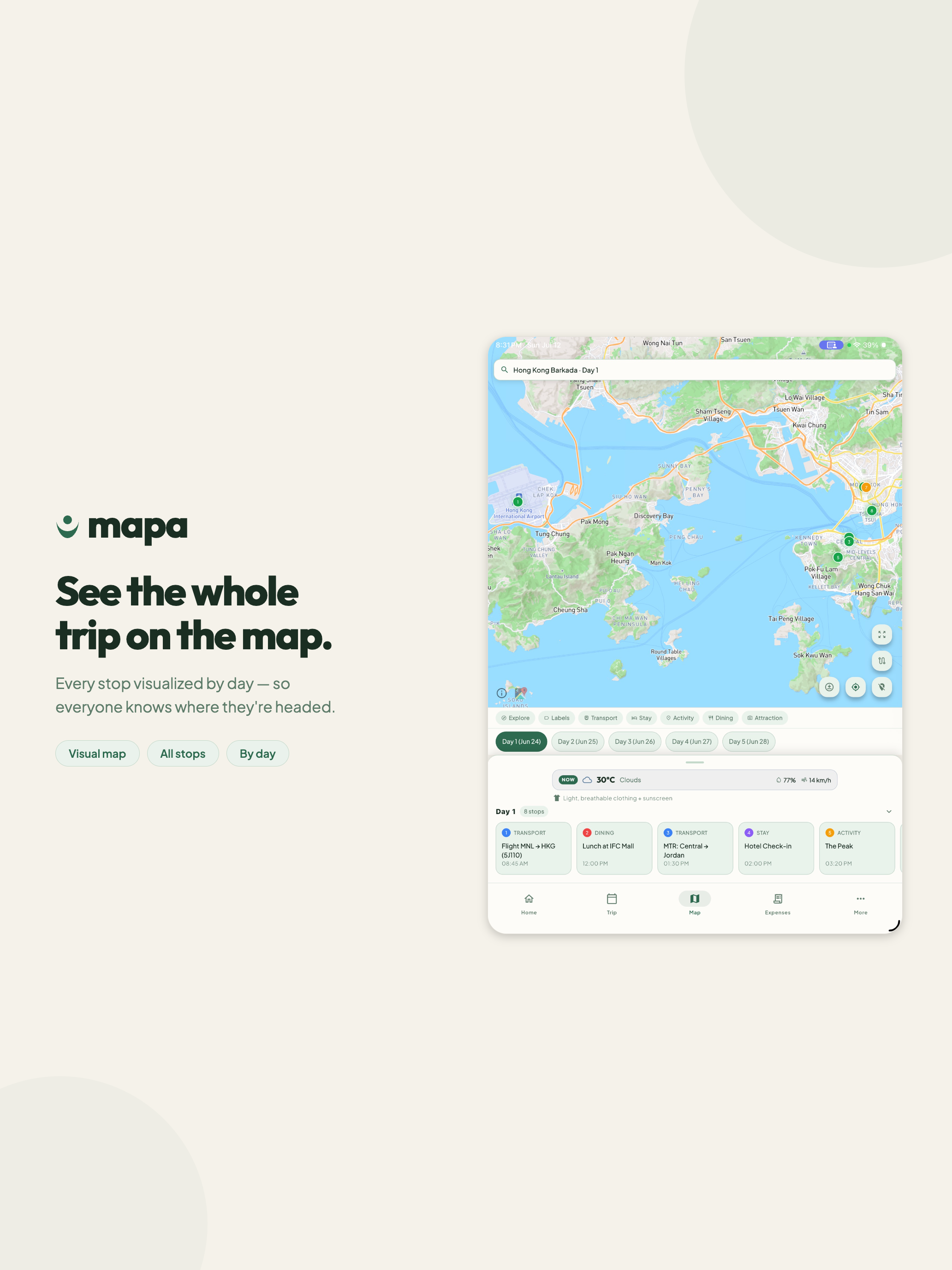 mapa - Group Travel Planner screenshot 13