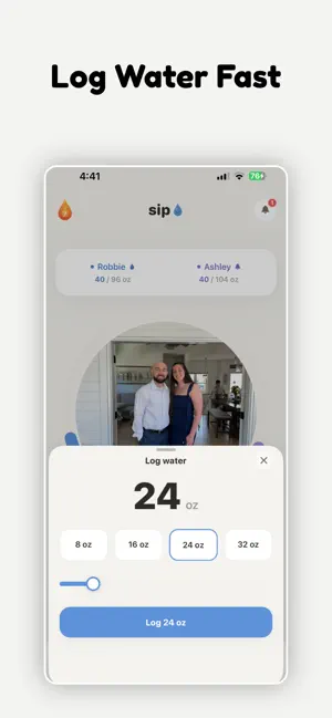 Sip: Water Tracker for Couples screenshot 3