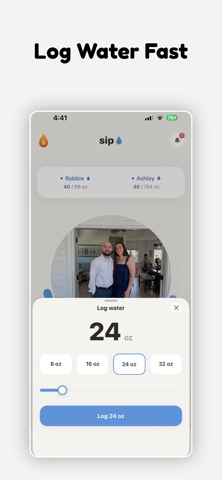 Sip: Water Tracker for Couples Screenshot 3 of 7