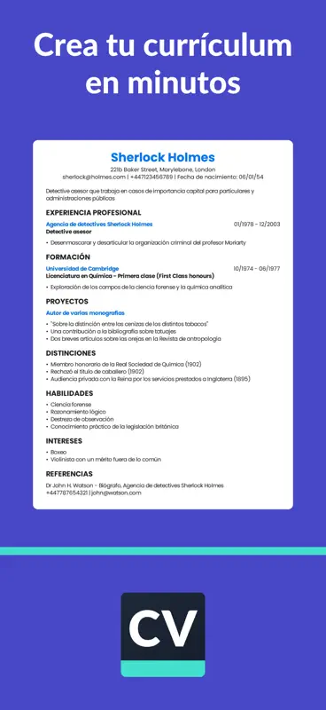 Currículum Vítae - CV Engineer screenshot 2 of 7