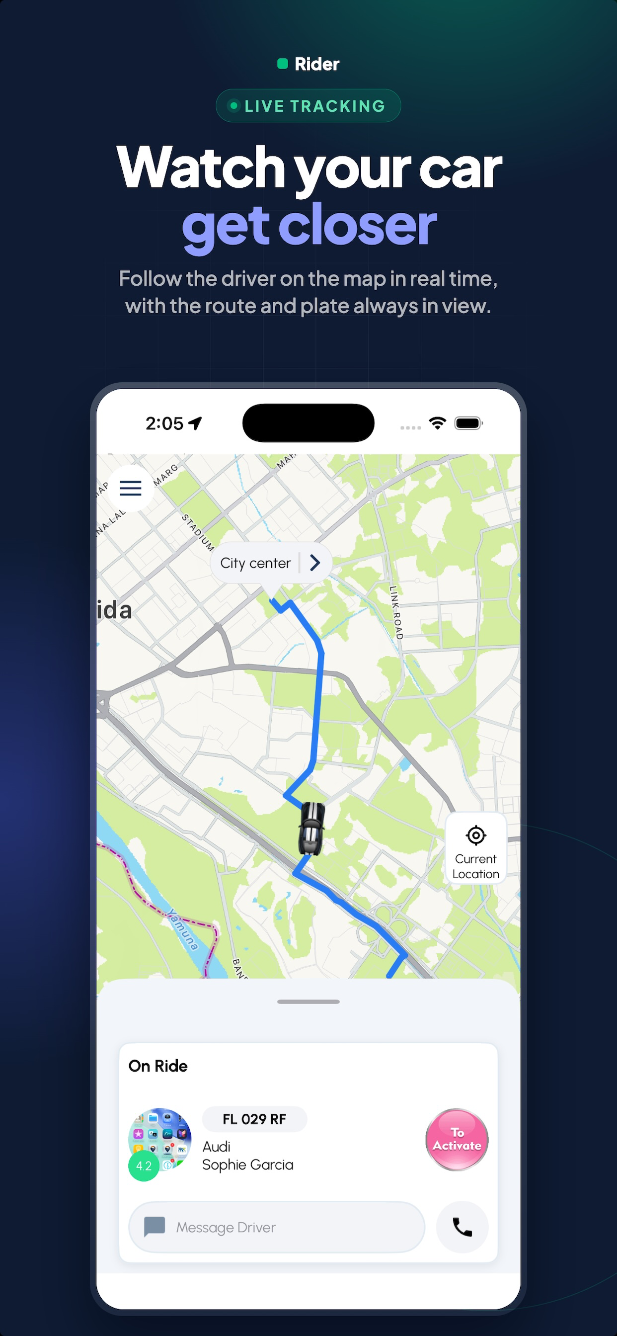 HireMe - Taxi Booking App screenshot 4
