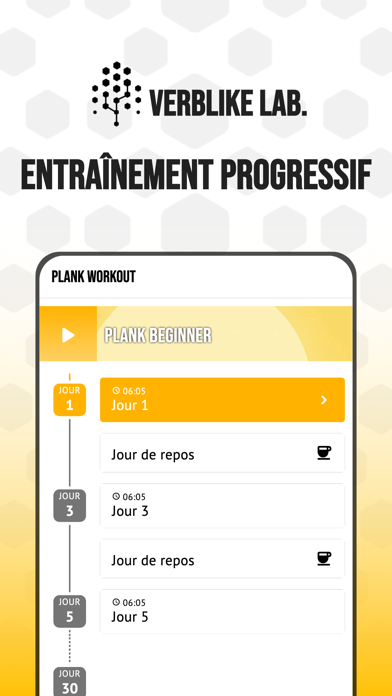 Screenshot #1 pour Entraînement Plank Minceur