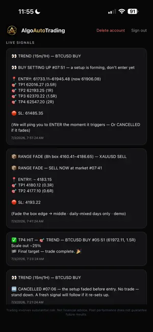 AlgoAutoTrading screenshot 2