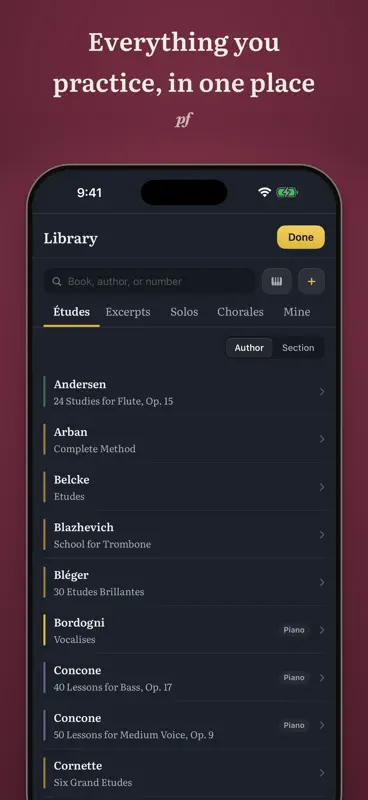 Practice Farm: Etüden und Bach screenshot 3 of 8