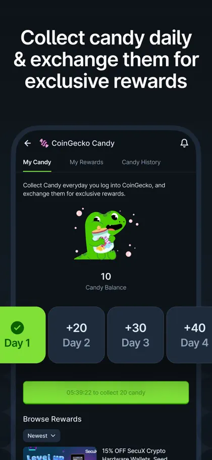 Screenshot 6 von 6 zu CoinGecko: Crypto Tracker