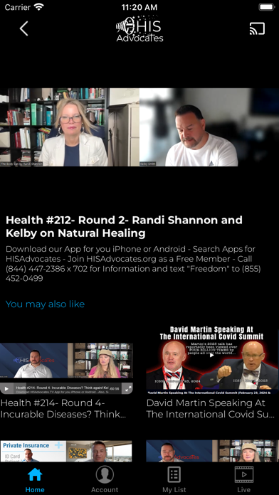 HISAdvocates.TV Screenshot
