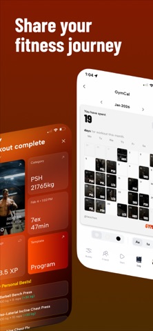 GYMRAT: Fitness Log & Partner screenshot