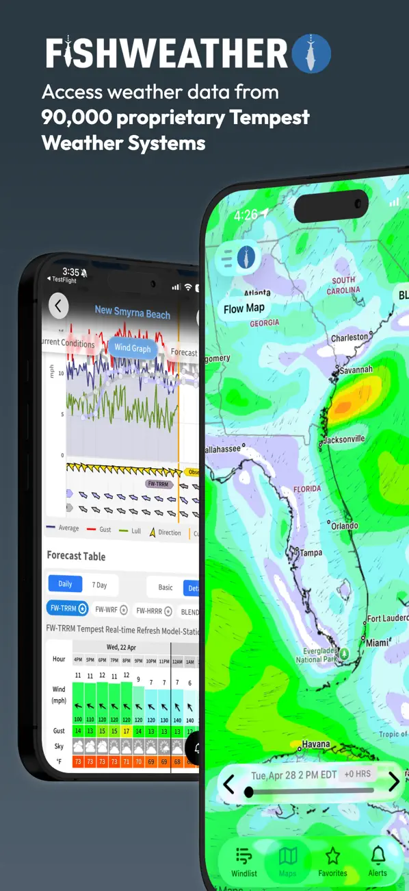 Screenshot #1 pour FishWeather: Marine Forecasts