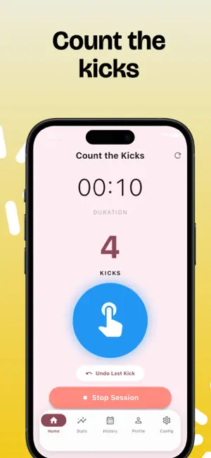 Count the kicks! kick counter screenshot 1