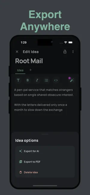 Idea Vault: AI Notes App screenshot 4