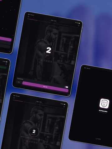 20 Pull Ups Trainer Challenge iPad screenshot