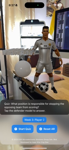 EGK Soccer AR screenshot