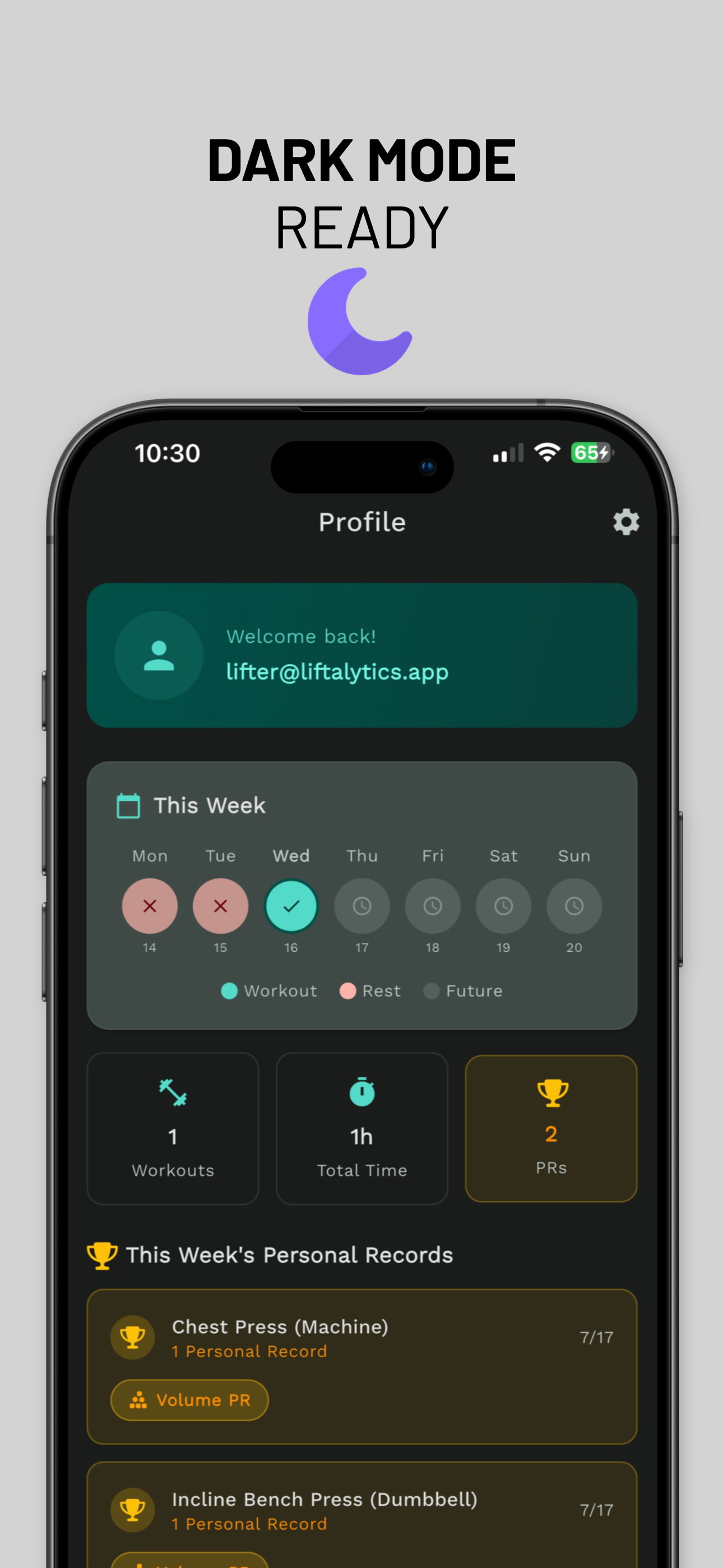 Liftalytics: Gym Log