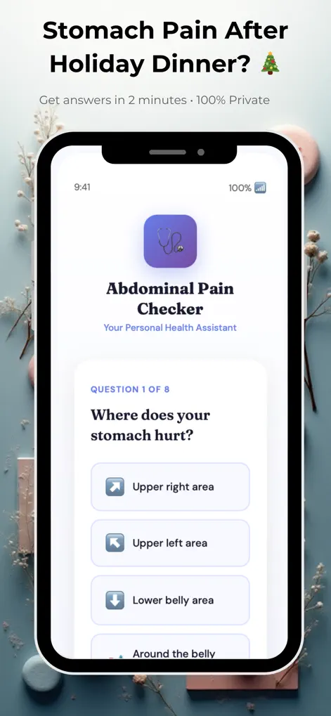 Abdominal Pain Checker - Medical App | MWM