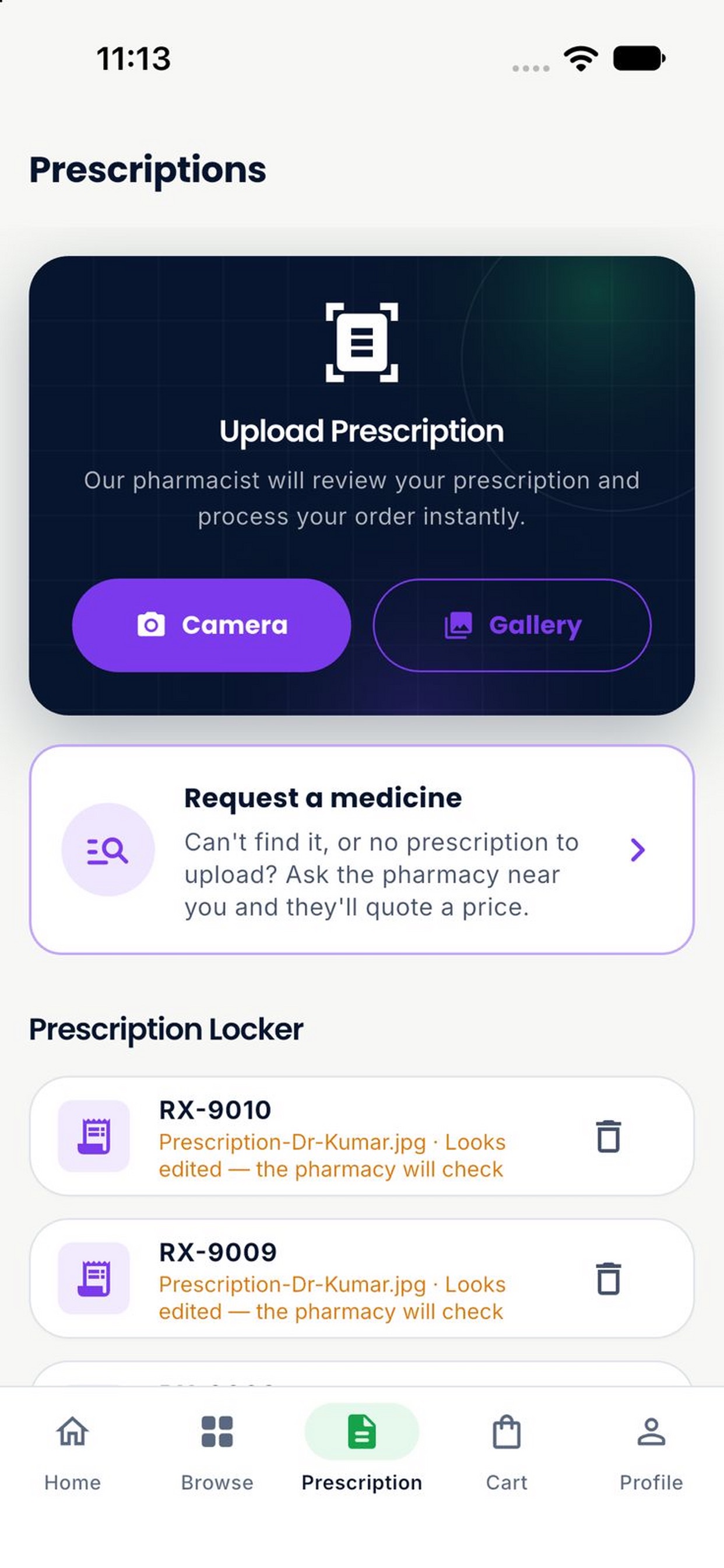 Screenshot 3 of Pharmocia Customer