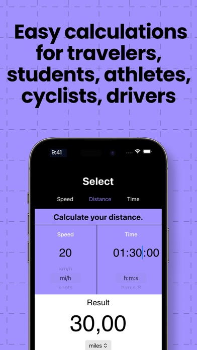 Calculator Speed Distance Time Screenshot