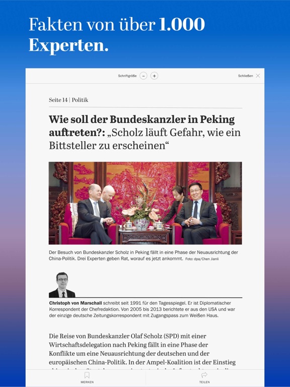 Tagesspiegel - Nachrichten iPad app afbeelding 9