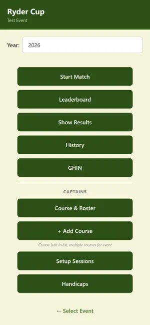 myClubGolf RyderCup screenshot 2