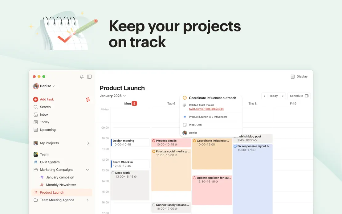 Todoist, App Store screenshot 3