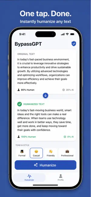 BypassGPT: AI Humanizer Pro screenshot 3