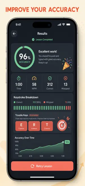 Typing Tutor: Learn to Type screenshot 3