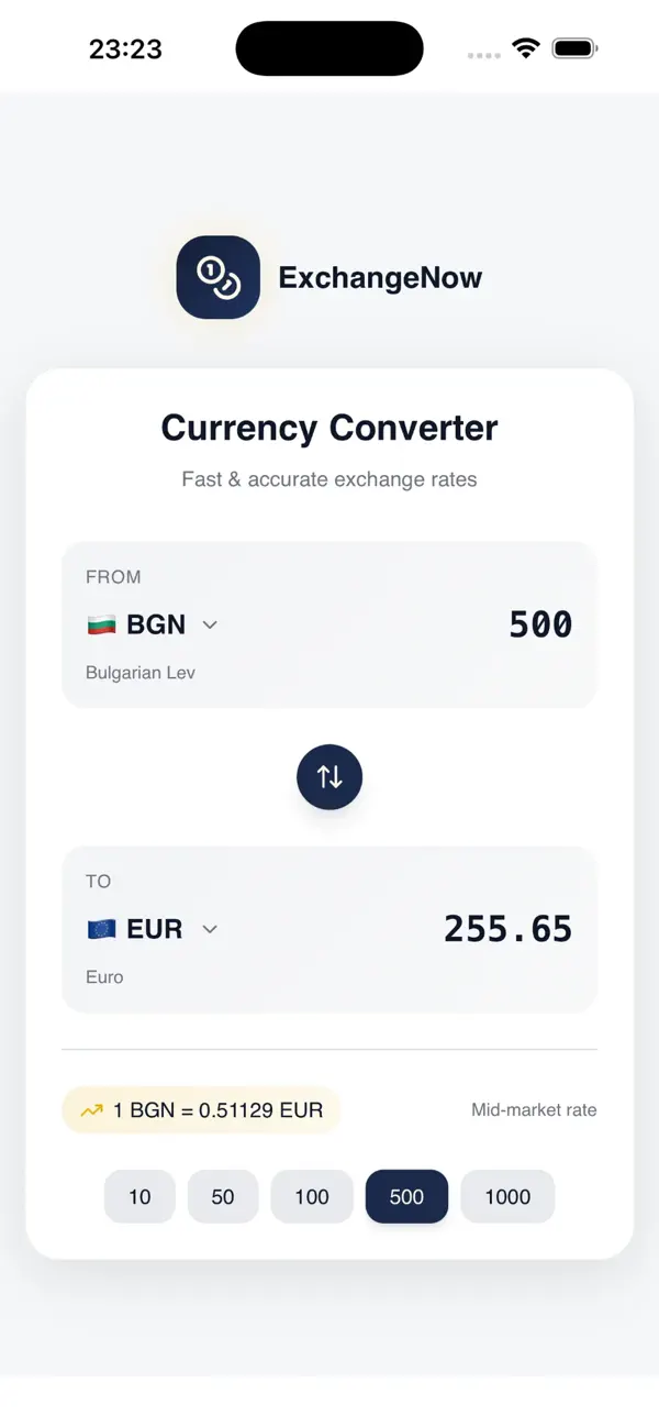 #3. EURO to BGN (iOS) By: OUT OF BOX LTD EOOD